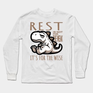 Relax-O-Saurus: Mind Body Balance Long Sleeve T-Shirt